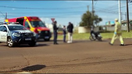 Mulher fica ferida em acidente no Floresta
