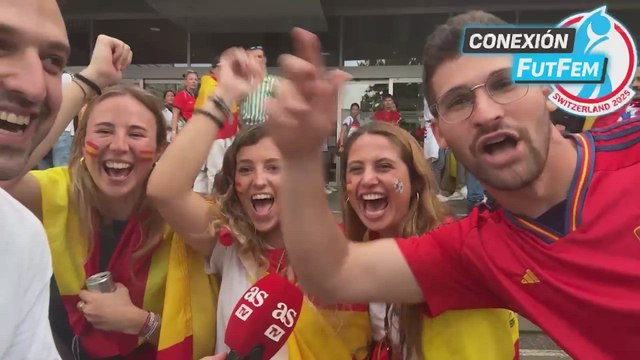 Euforia de la afición española en la previa de la final Eurocopa: nervio