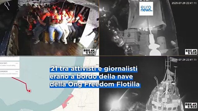 Gaza, Tajani su italiani fermati a bordo della nave ong: Rientro in aereo o rimpatrio forzato