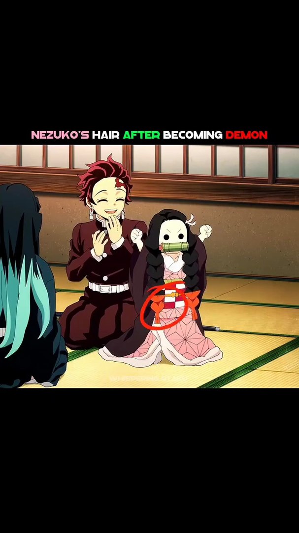 ⁣Nezuko’s Demon Hair Transformation | Demon Slayer Anime Edit 🔥
