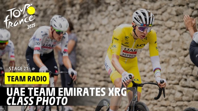UAE Team Emirates XRG Radio : Class photo - Stage 21 - Tour de France 2025