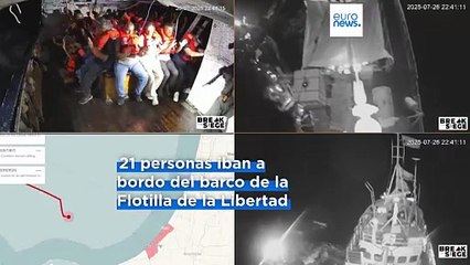 Israel detiene al barco de la Flotilla de la Libertad cuando llevaba ayuda a Gaza