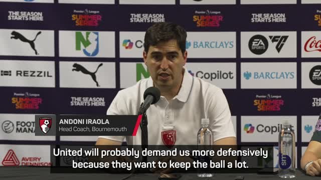 Iraola expects 'tougher challenge' against Man United after Everton win