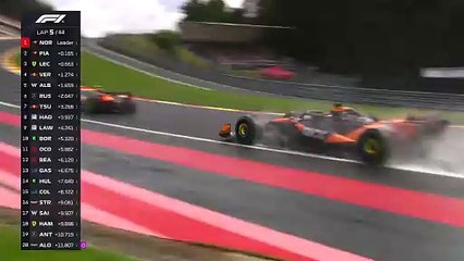 El adelantamiento de Piastri a Norris