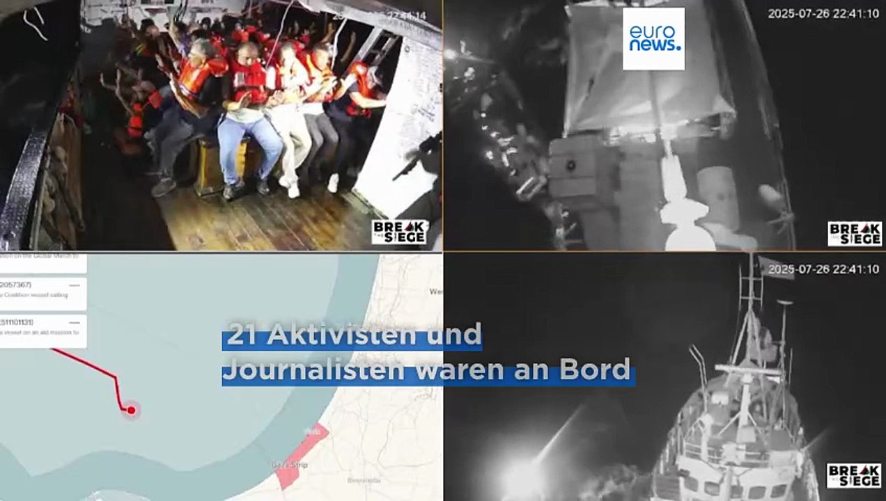 Israel fängt Aktivistenschiff ab