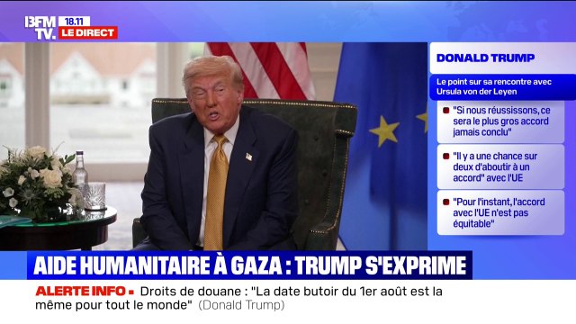 Donald Trump: Nous allons apporter plus d'aide à Gaza et j'aimerais que d'autres pays participent également