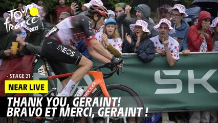Thank you, Geraint!  - Stage 21 - Tour de France 2025