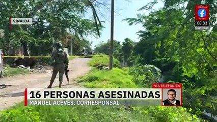 Ola de violencia sacude Sinaloa: casi 20 muertos en solo un día