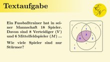 Venn-Diagramm Textaufgabe