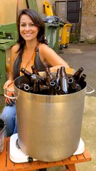 Turn Empty Bottles into Gorgeous DIY Candles ✨🍾