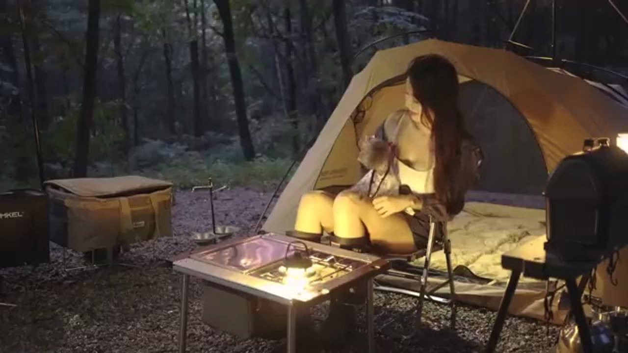 🌲 "Alone in the Wild: My First Solo Camping Adventure in the Jungle!" #SoloCamping #JungleAdventure #CampingLife #SurvivalMode #NatureEscape