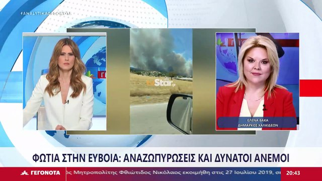 Ο Περιφερειάρχης Στερεάς, Φάνης Σπανός και η Δήμαρχος Χαλκιδέων, Έλενα Βάκα στο STAR