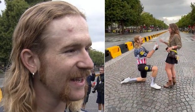 Tour de France 2025 - Quinn Simmons : Je viens de demander ma copine en mariage sur les Champs-Élysées... qui peut en dire autant ?