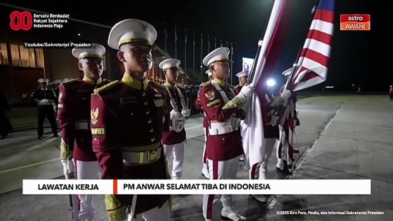 PM selamat tiba untuk lawatan kerja di Indonesia