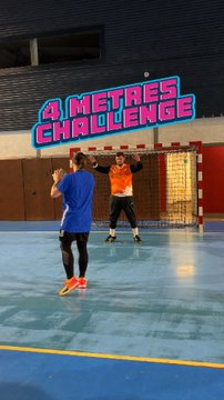 4 mètres Challenge ! (C’était catastrophique 😂) #handball #hand #handballplayer #Defi #Fun #Sports