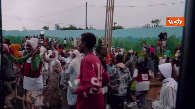 La premier accolta a Jimma in Etiopia dagli abitanti: Meloni, Meloni