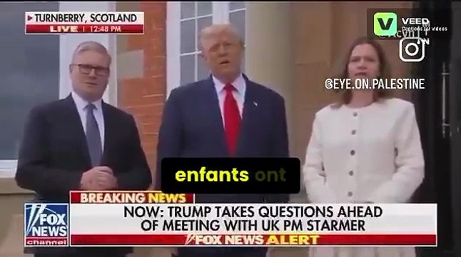 Donald Trump en désaccord avec Benyamin Netanyahou qui affirme qu'il n'y a pas de famine de Gaza: Ces enfants ont l’air très affamés. Mais nous donnons beaucoup d’argent et beaucoup de nourriture...