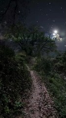 Beautiful night whole sky covered with stars