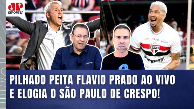 VOCÊ TEM QUE RECONHECER, cara!!! O São Paulo com o Crespo está... Pilhado PEITA Flavio Prado!