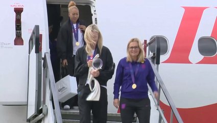 Watch: Lionesses return home to hero’s welcome after Euro 2025 victory