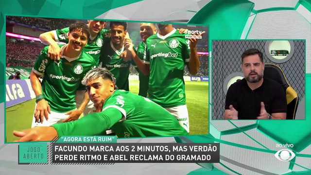 Debate Jogo Aberto: Palmeiras vence com placar magro e reclamação de Abel sobre gramado