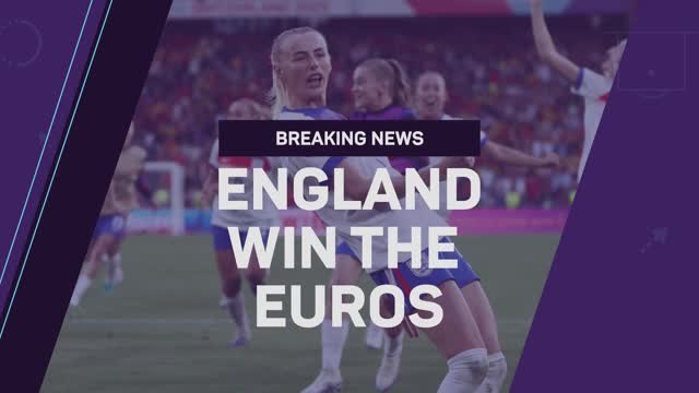 Breaking News - England wins the UEFA Women's Euros