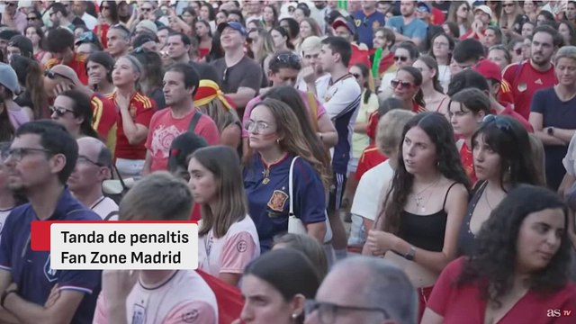 Así se vivió en Madrid la tanda de penaltis contra Inglaterra