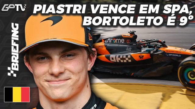 PIASTRI JANTA NORRIS e VENCE, BORTOLETO PONTUA em CHATO GP DA BÉLGICA de F1 | BRIEFING