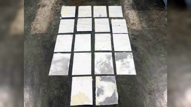 DNCD incauta 18 láminas de cocaína camufladas en cuadros de cartón