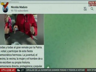 Presidente Nicolás Maduro invita al pueblo a participar en el gran remate de esta fiesta democrática