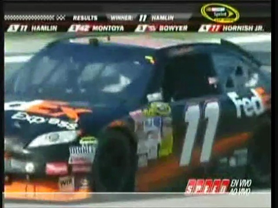 Nascar Cup 2009 - Pocono - final, com Sérgio Lago (Speed Channel Brasil)