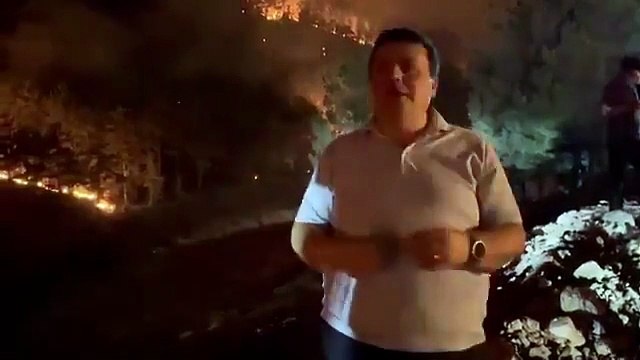 Bursa'daki yangın yerinden duyurdu: ''Bir pikabın benzin dökerek ateşlediği şeklinde bilgi aldık''