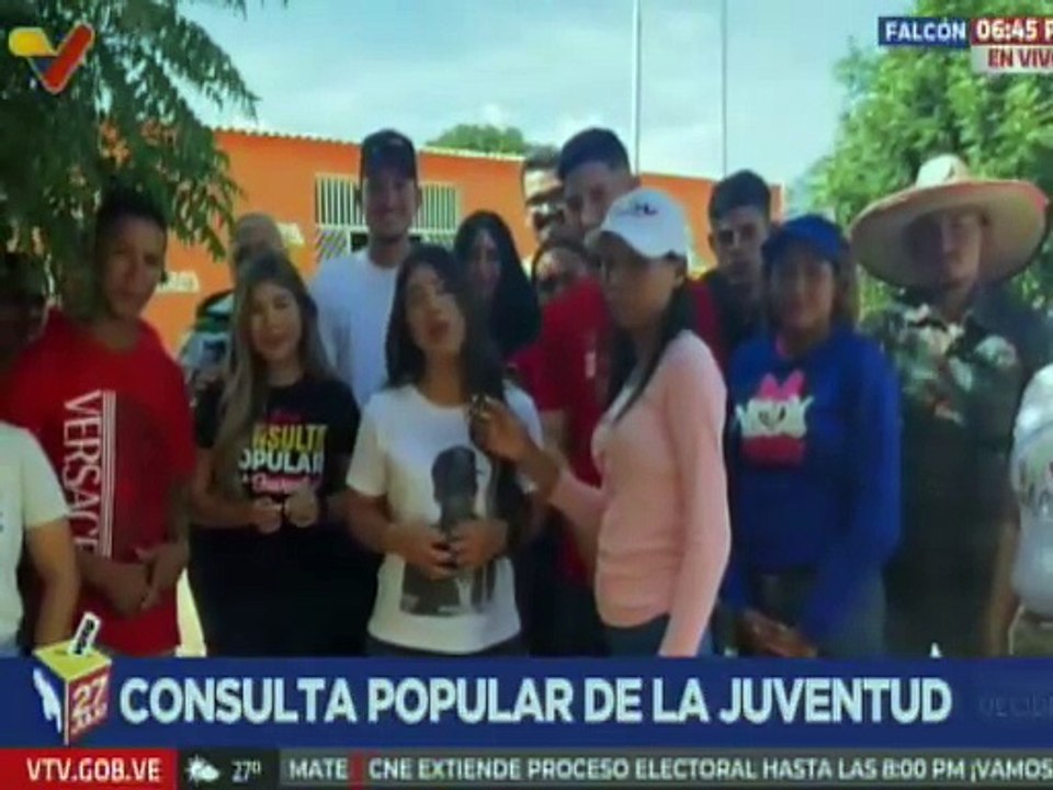 Falcón | Jóvenes de Pedregal dijeron presente en la Primera Consulta Popular de la Juventud