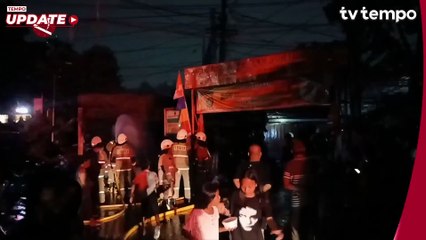 Bangunan yang Hangus Akibat Kebakaran di Pasar Gaplok