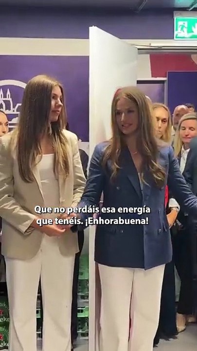 El mensaje de apoyo de Leonor y Sofía a la Selección femenina de fútbol tras perder contra Inglaterra