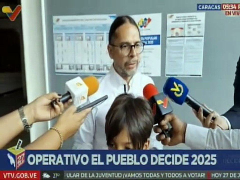 Vicepresidente Sectorial Freddy Ñáñez exaltó la conciencia política de los jóvenes venezolanos