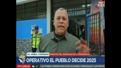 Ministro Aníbal Coronado invita al pueblo venezolano a participar en la fiesta democrática