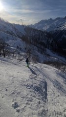 Le daron qui fait du ski