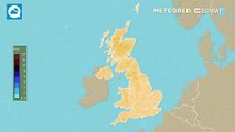 After a relatively dry Monday, western areas of the UK will receive the most rain on Tuesday