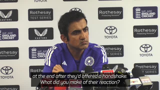Would England have shaken hands? - Gambhir takes aim at Ben Stokes