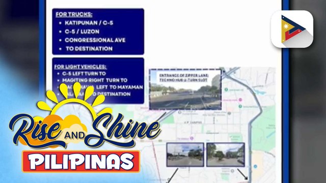 Zipper lane at alternate routes sa Commonwealth Ave., ipatutupad ng MMDA ngayong araw para sa #SONA2025