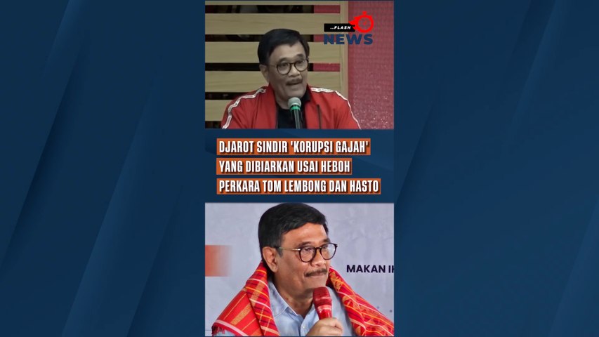 Djarot PDIP Sindir 'Korupsi Gajah' yang Dibiarkan usai Heboh Perkara Tom Lembong dan Hasto
