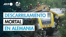 Tres muertos y varios heridos en Alemania por descarrilamiento de un tren