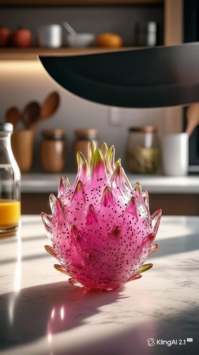 Dragon fruit cutting ASMR