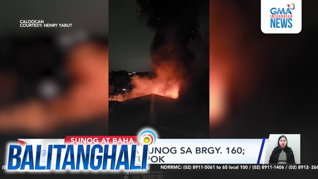 4, sugatan sa sunog sa Brgy. 160; 20 bahay, natupok | Balitanghali