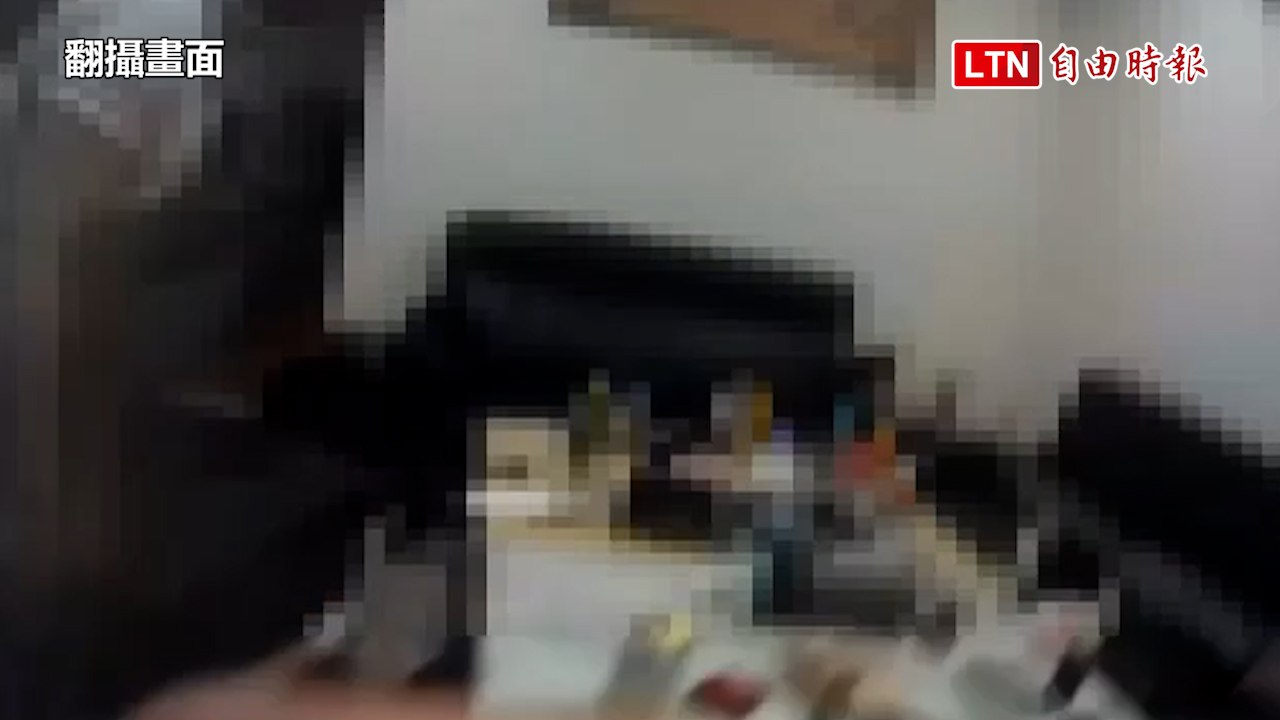 疑遭設局欠180萬賭債 竹聯幫明仁會到北市賭場押人討債（翻攝畫面）