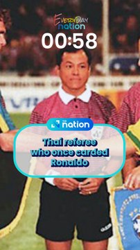 Thai referee who once carded Ronaldo
