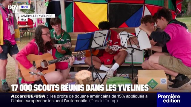 17.000 scouts sont réunis dans les Yvelines pour une expérience XXL de camping et de déconnexion