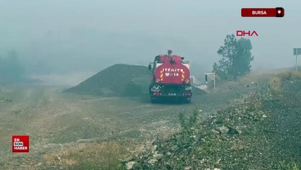 Bursa Orhaneli'de orman yangını: çevreyi duman kapladı