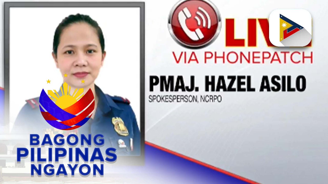 Panayam kay NCRPO Spokesperson PMaj. Hazel Asilo ukol sa update sa mga paghahanda sa seguridad ng #SONA2025 ni PBBM